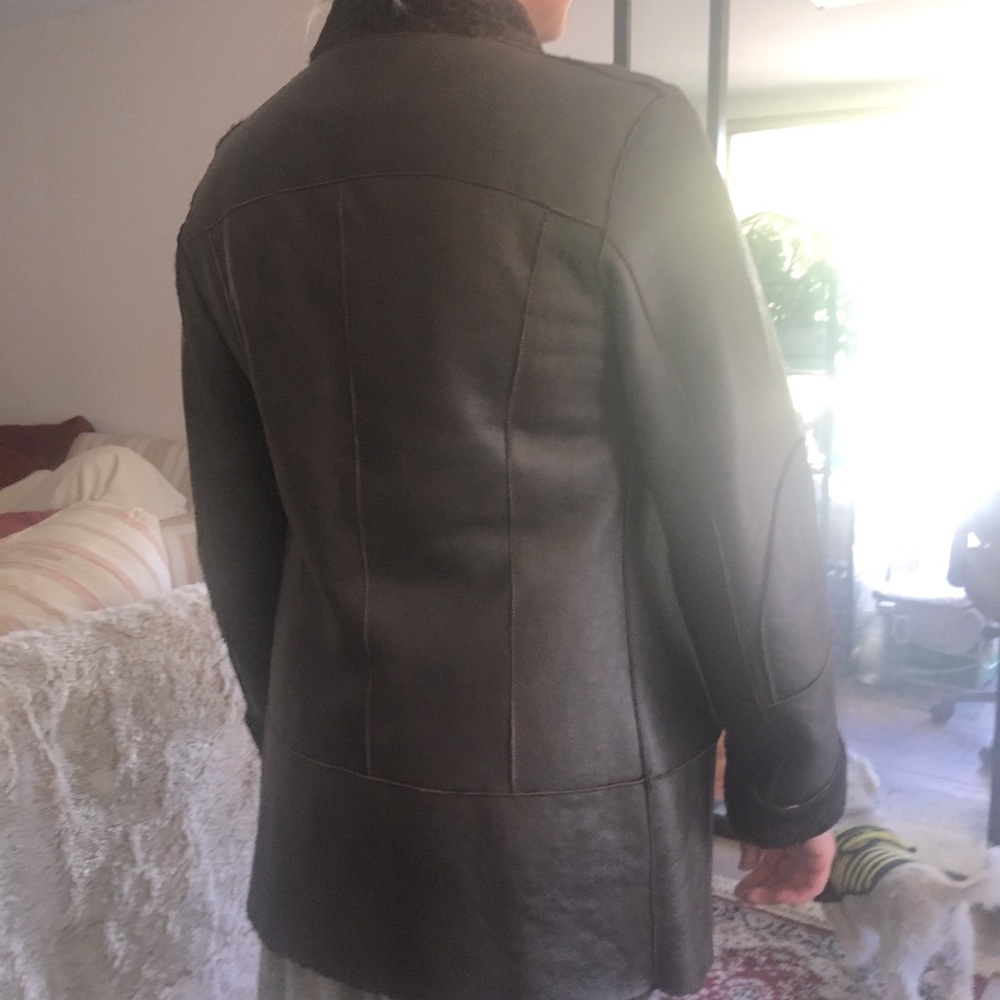 Shearling Leather Jacket - Picture 9 of 9
